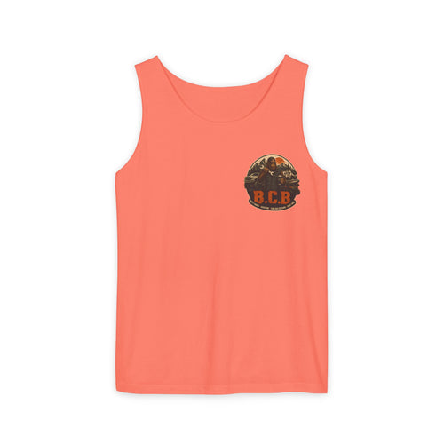 Blue Collar Bouyee Boat Tank Top | Graphic Summer Fishing Workboat Design