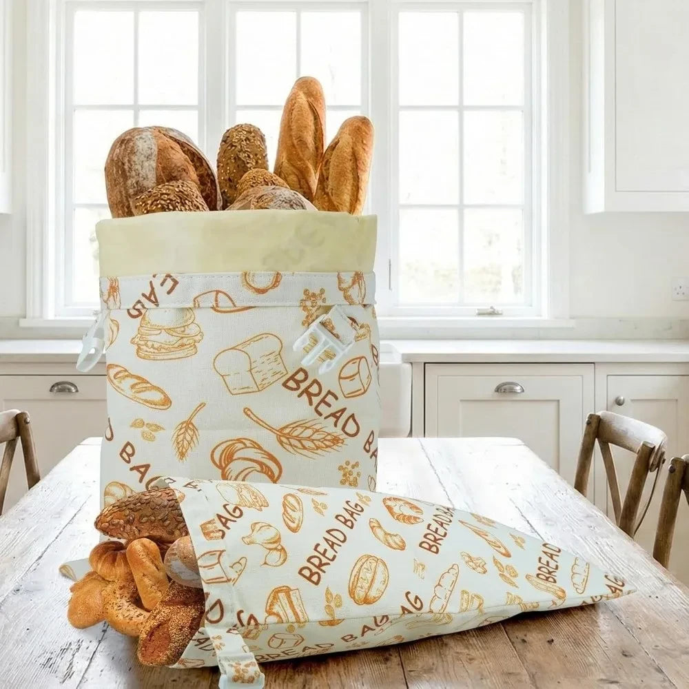 Reusable Beeswax Bread Bag