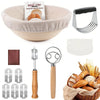 Sourdough Bread Proofing Basket Set