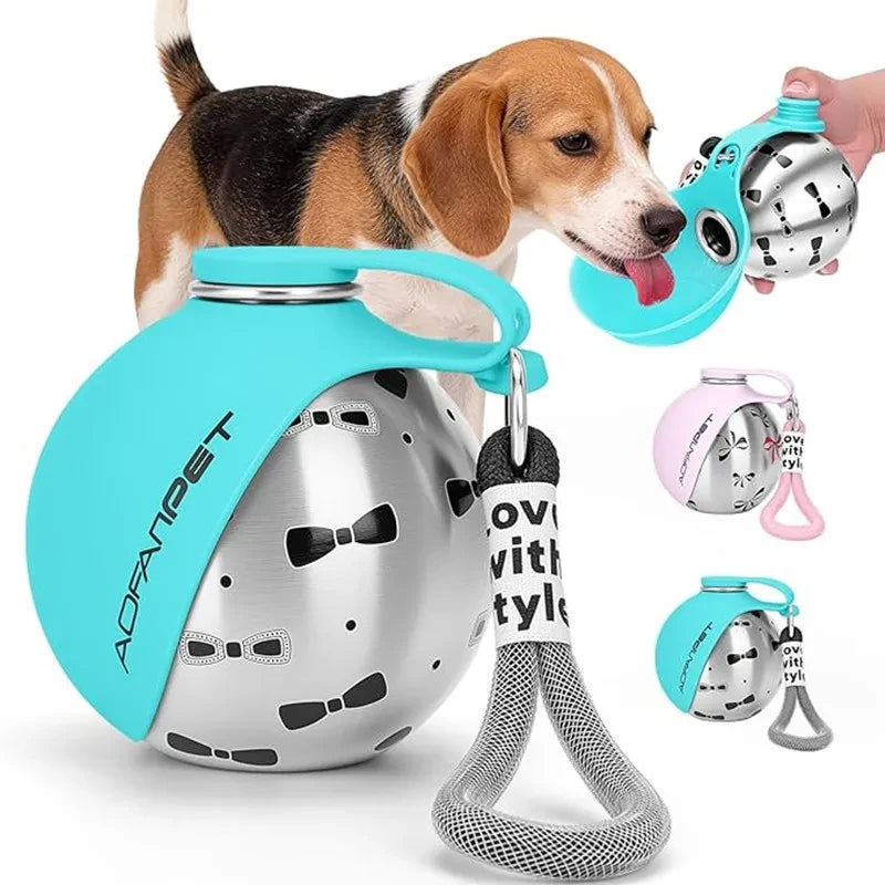 Portable Stainless Steel Dog Water Bottle