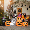 8ft Inflatable Halloween Pumpkin Cat Yard Decor