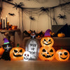 8ft Inflatable Halloween Pumpkin Cat Yard Decor