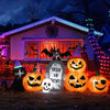 8ft Inflatable Halloween Pumpkin Cat Yard Decor