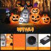 8ft Inflatable Halloween Pumpkin Cat Yard Decor