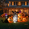 8ft Inflatable Halloween Pumpkin Cat Yard Decor