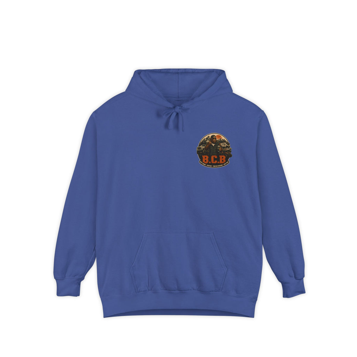 Blue Collar Hoodie Blue Collar Boujee Mens Hoodie Truck Camping Sweatshirt Tradesman Gift for Him Workwear Gift