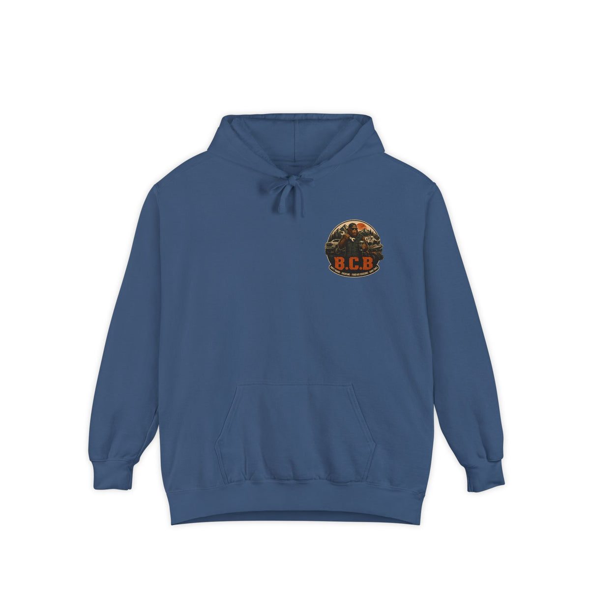 Blue Collar Hoodie Blue Collar Boujee Mens Hoodie Truck Camping Sweatshirt Tradesman Gift for Him Workwear Gift