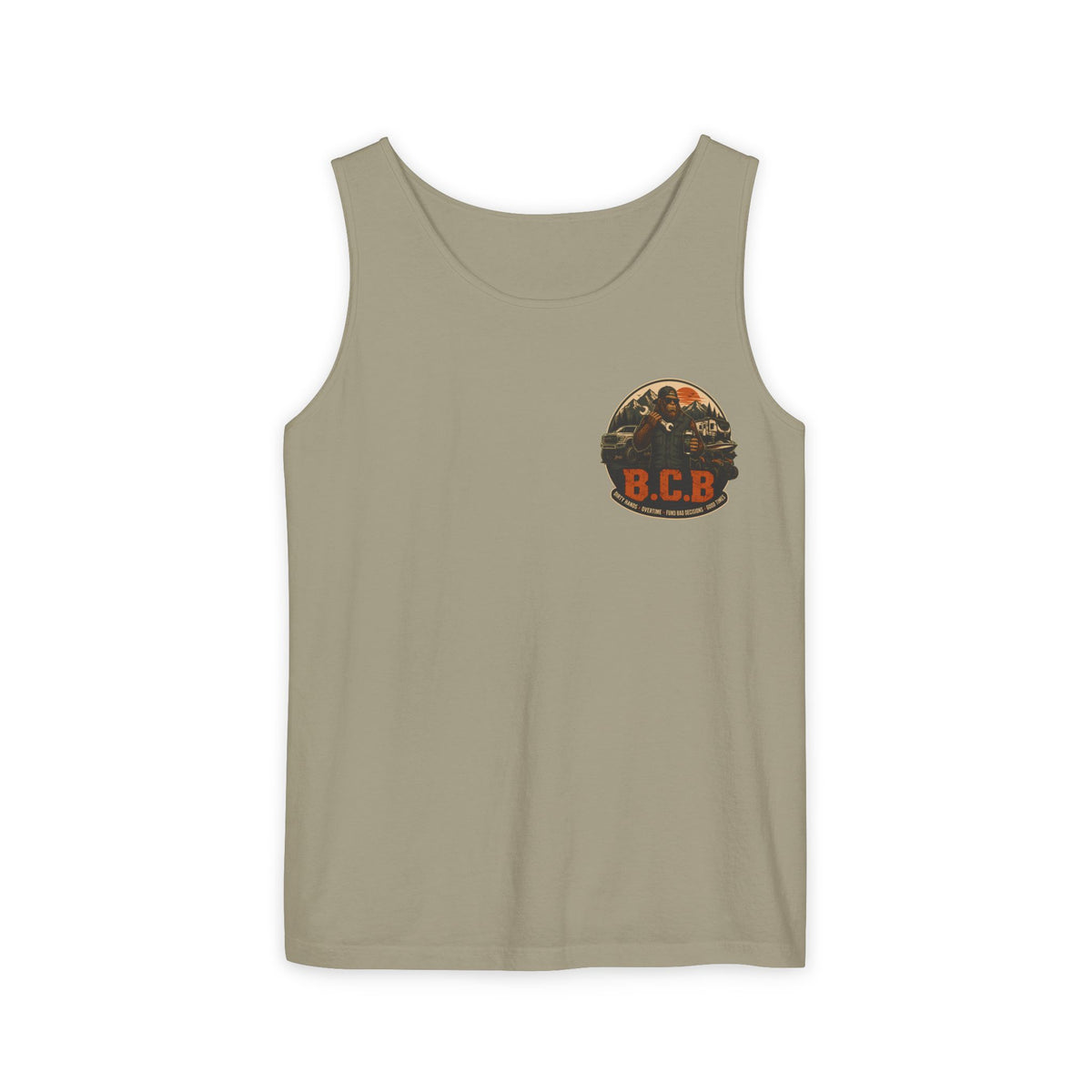 Blue Collar Bouyee Boat Tank Top | Graphic Summer Fishing Workboat Design