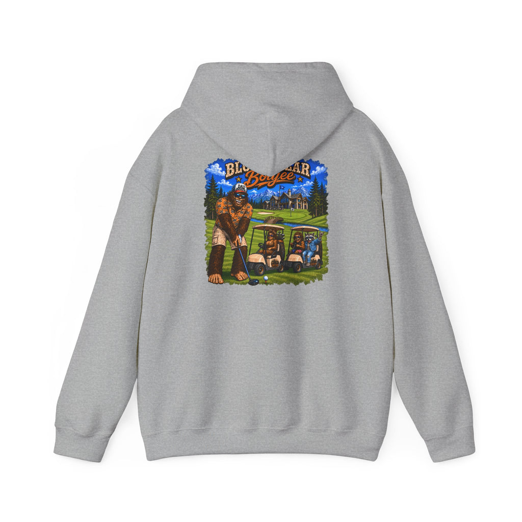 Bigfoot Golfer hoodie | Graphic Hoodie, Sasquatch Golf Course Design