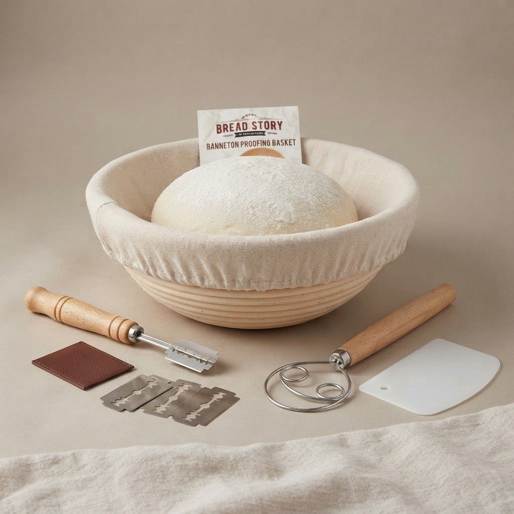 Sourdough Bread Proofing Basket Set
