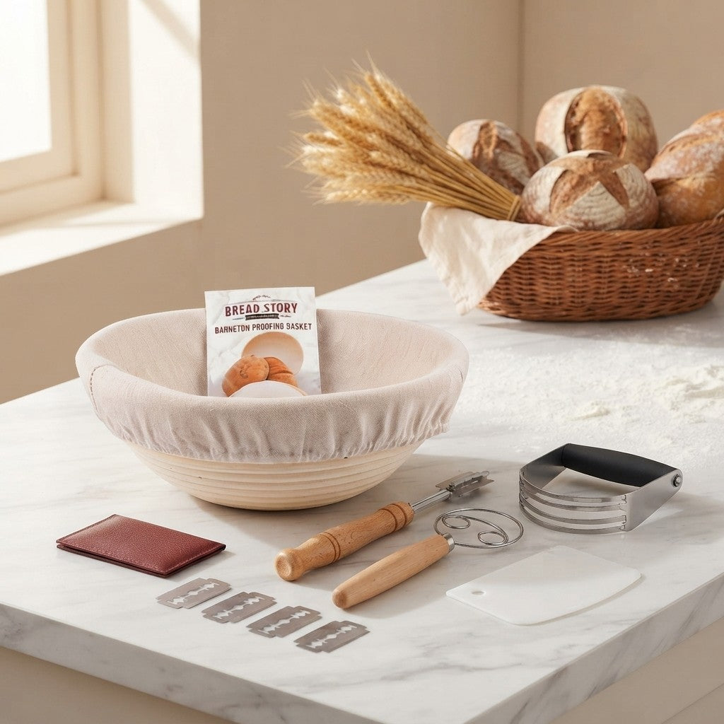Sourdough Bread Proofing Basket Set