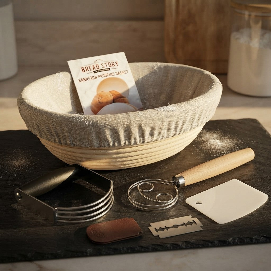 Sourdough Bread Proofing Basket Set