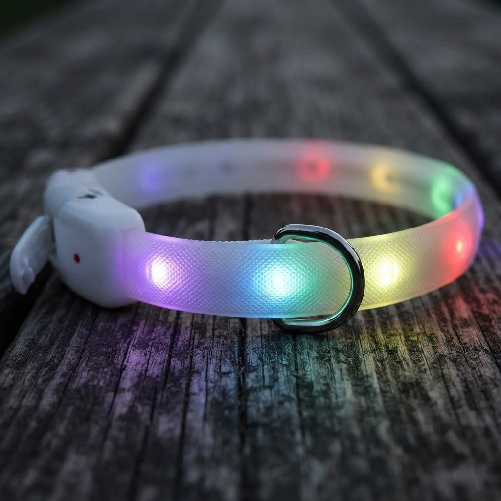 USB Rechargeable LED Dog Collar