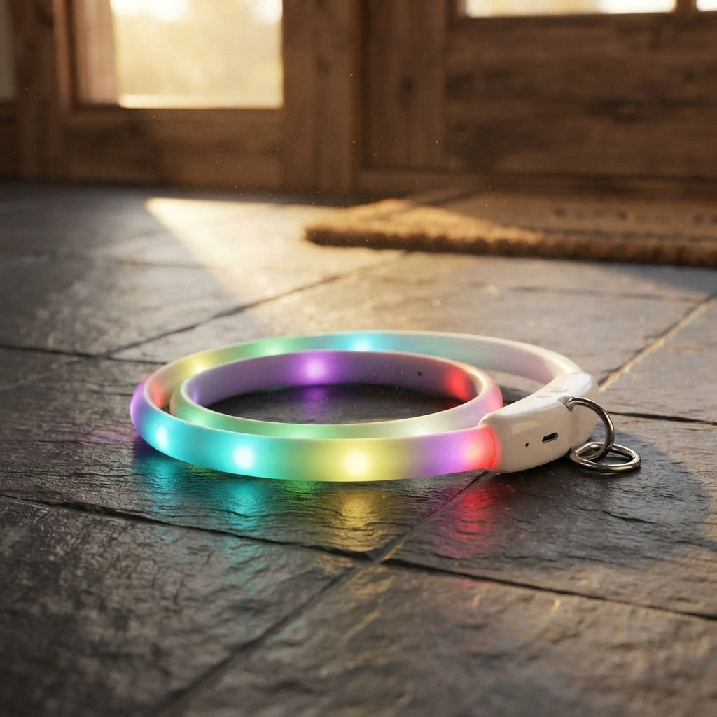 USB Rechargeable LED Dog Collar