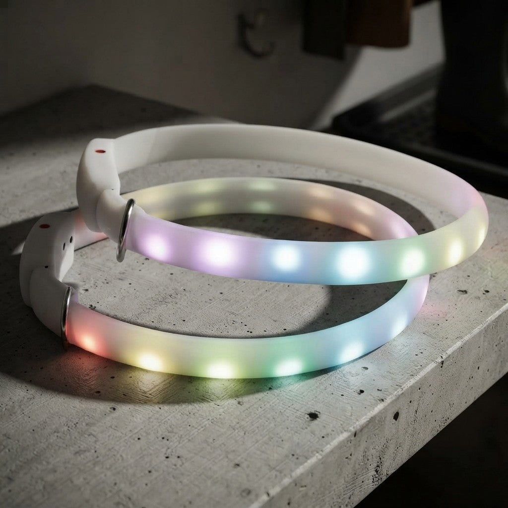 USB Rechargeable LED Dog Collar