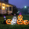 8ft Inflatable Halloween Pumpkin Cat Yard Decor