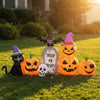 8ft Inflatable Halloween Pumpkin Cat Yard Decor
